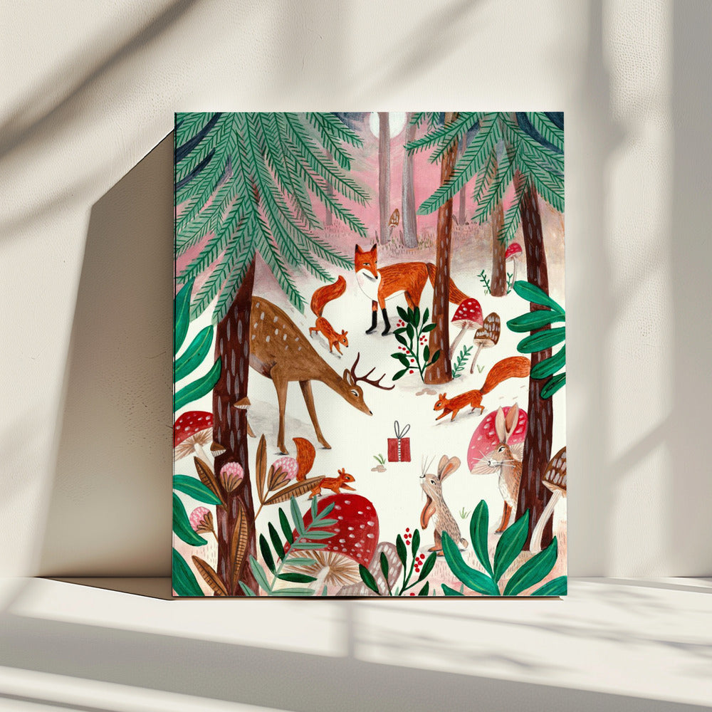 Surprise in the forest | Canvas