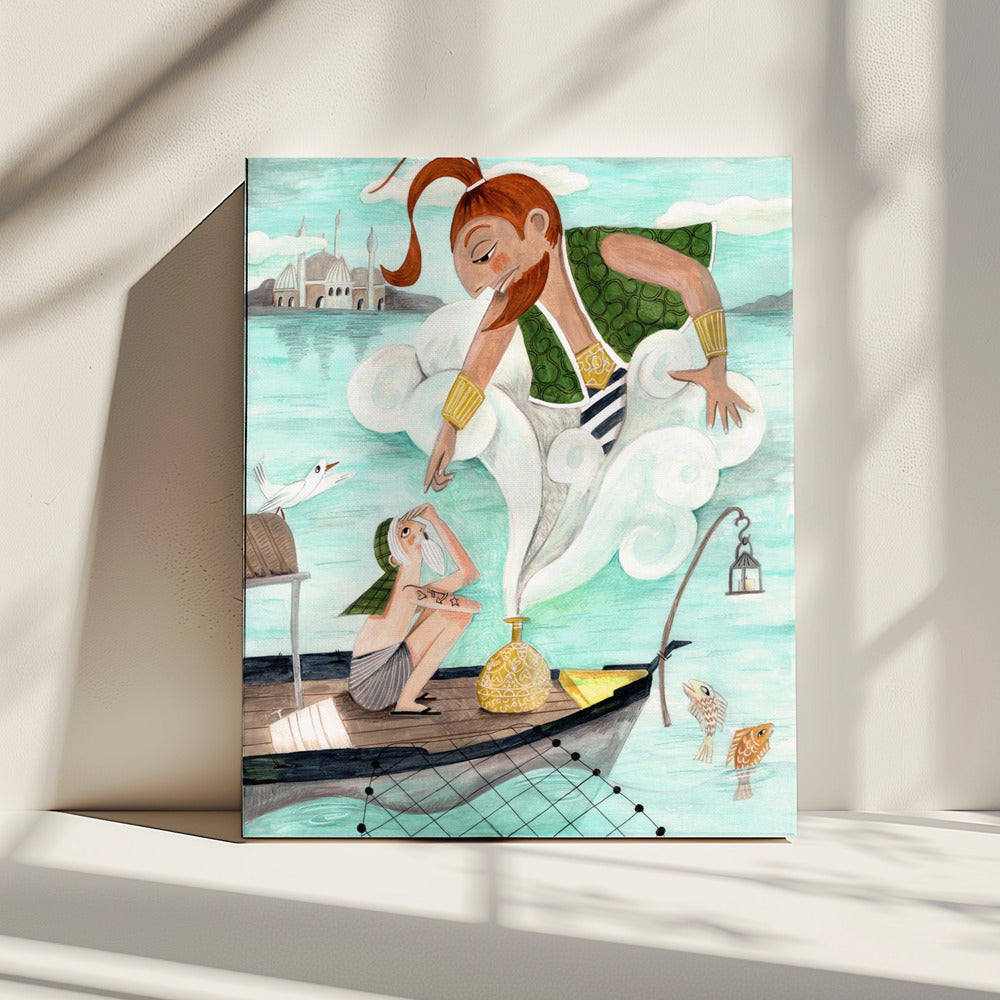 The Fisherman and the Jinni | Canvas