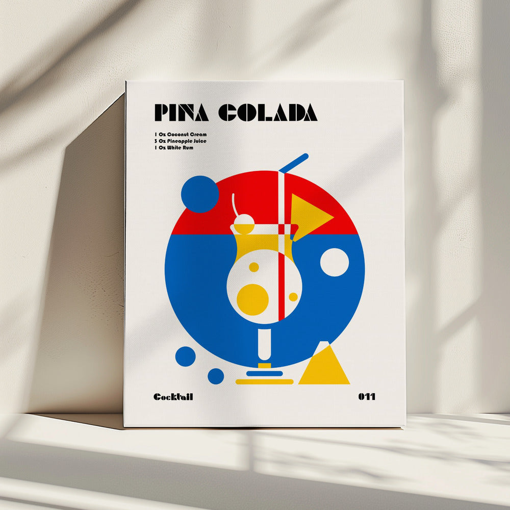 Pina Colada Bauhaus Cocktail | Canvas