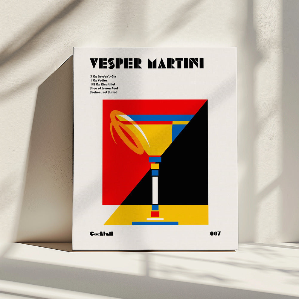 Vesper Martini Bauhaus Cocktail | Canvas