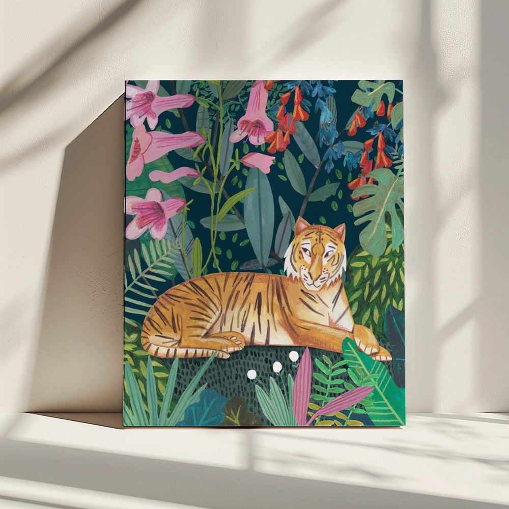 Tiger in the jungle | Canvas