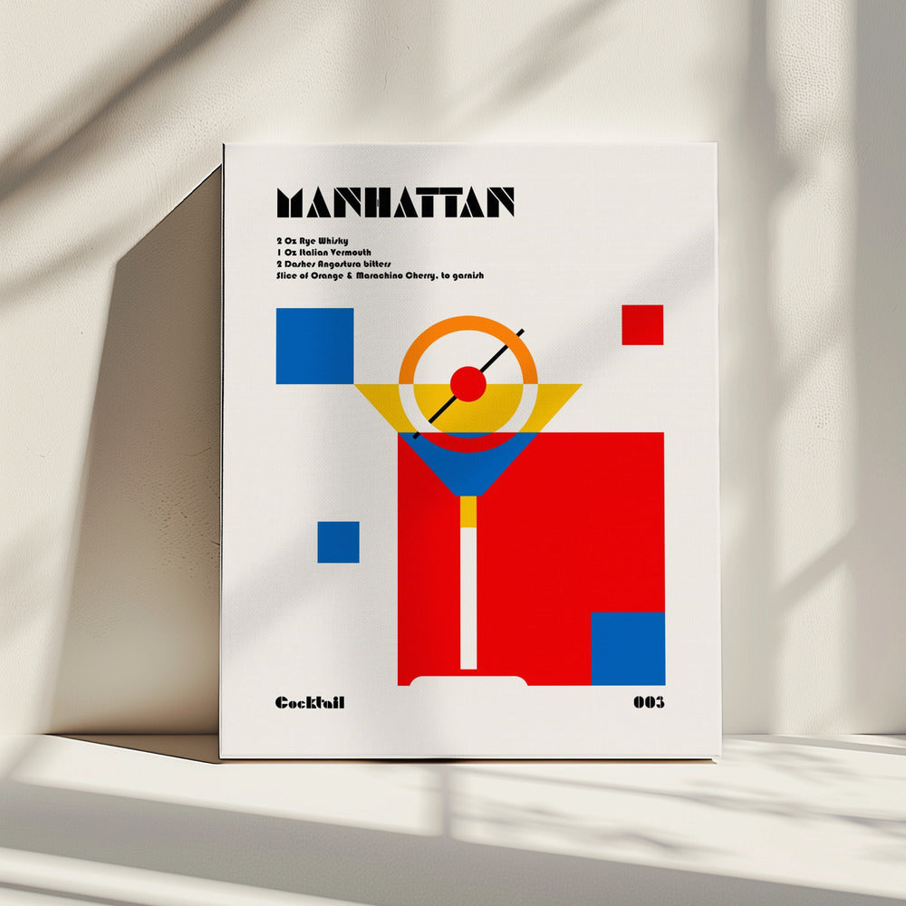 Manhattan Bauhaus Cocktail | Canvas