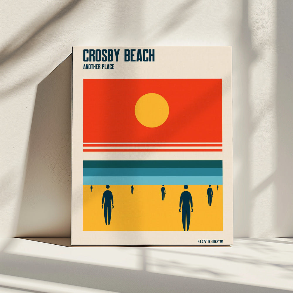 Crosby Beach Iron Men Liverpool Merseyside | Canvas