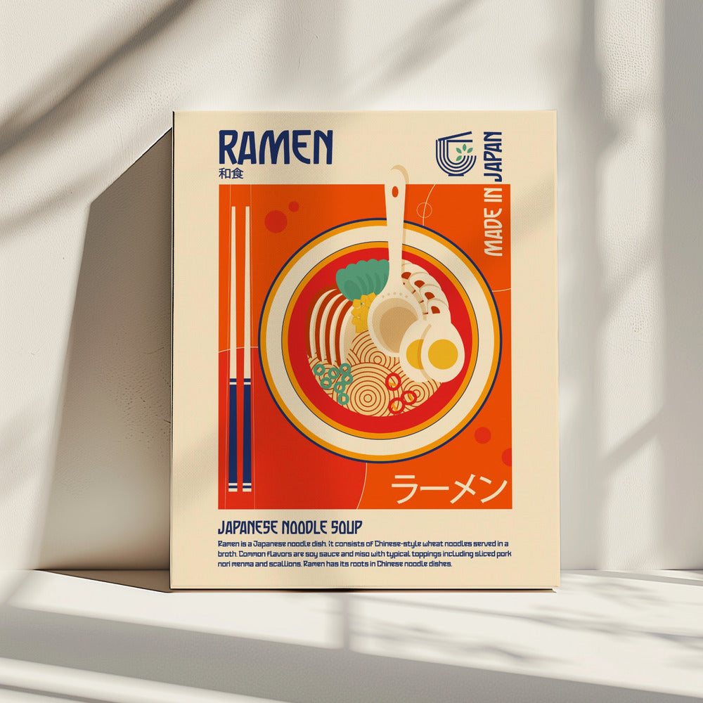 Ramen Japanese Food Print | Canvas