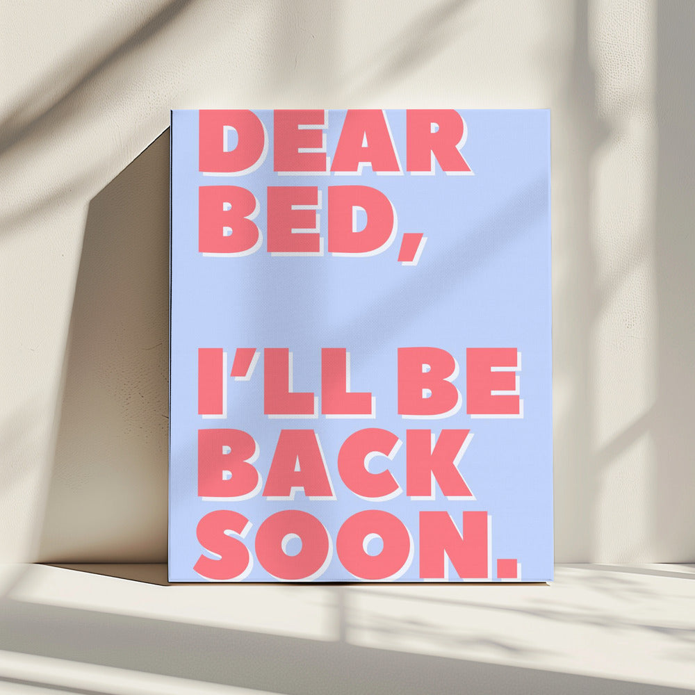 Letter to My Bed | Canvas