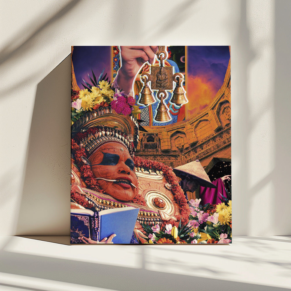 Retro Fantasy Culture Collage | Canvas