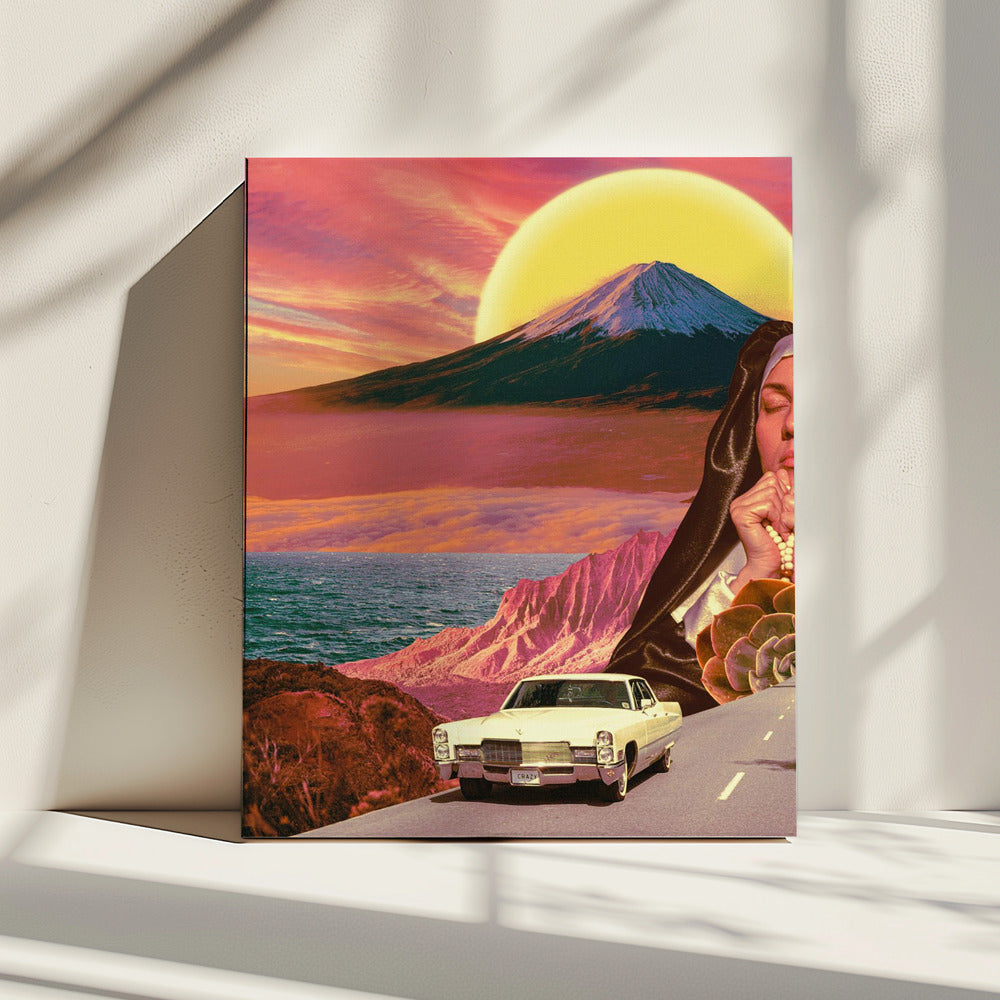 Retro Landscape Collage | Canvas