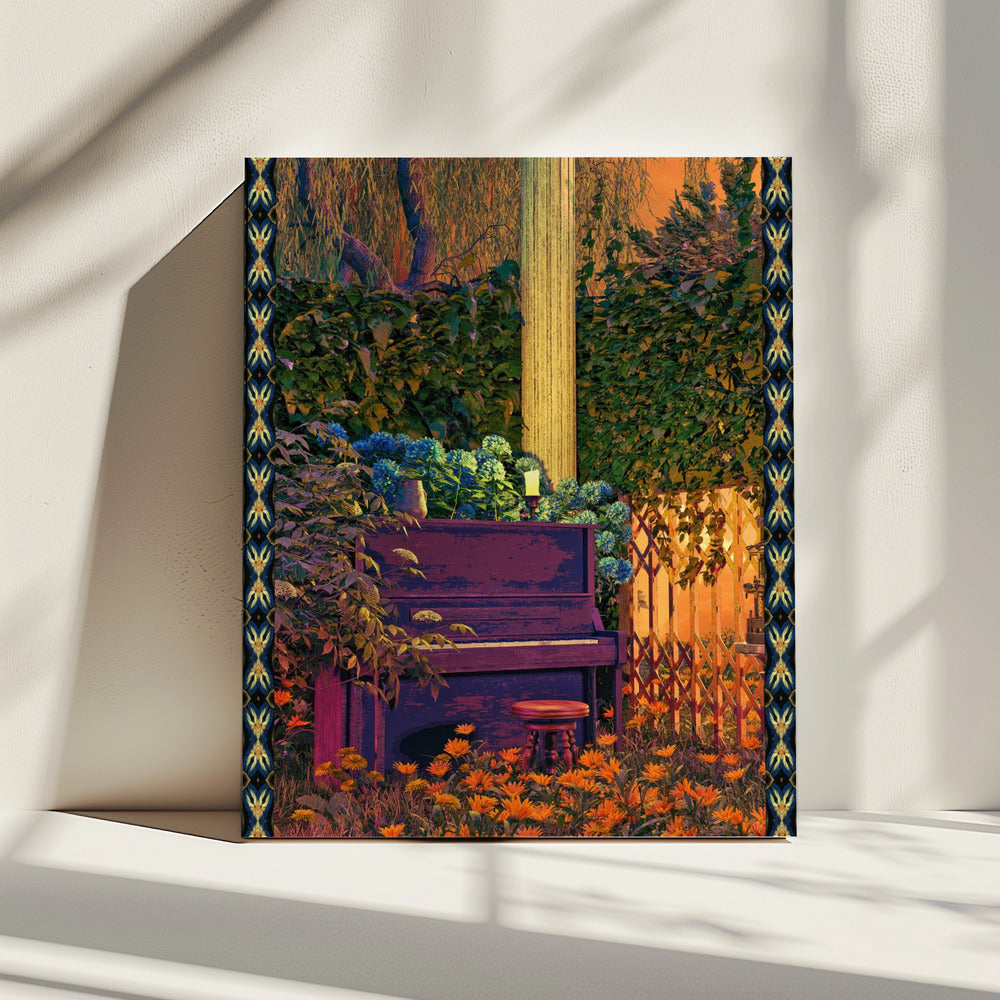 PIANO IN FOREST | Canvas
