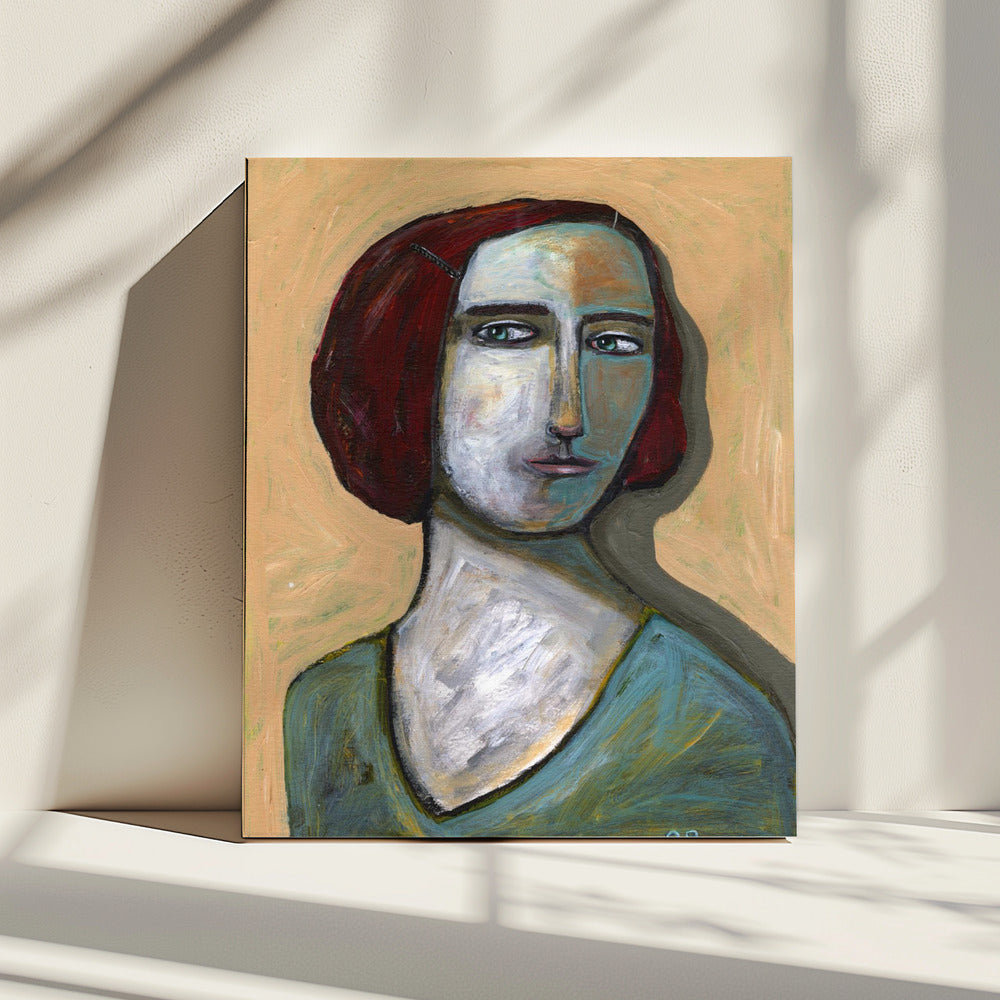 Woman with piercing eyes | Canvas