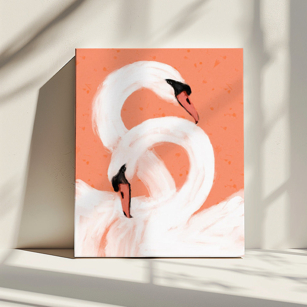 Graceful Swans | Canvas