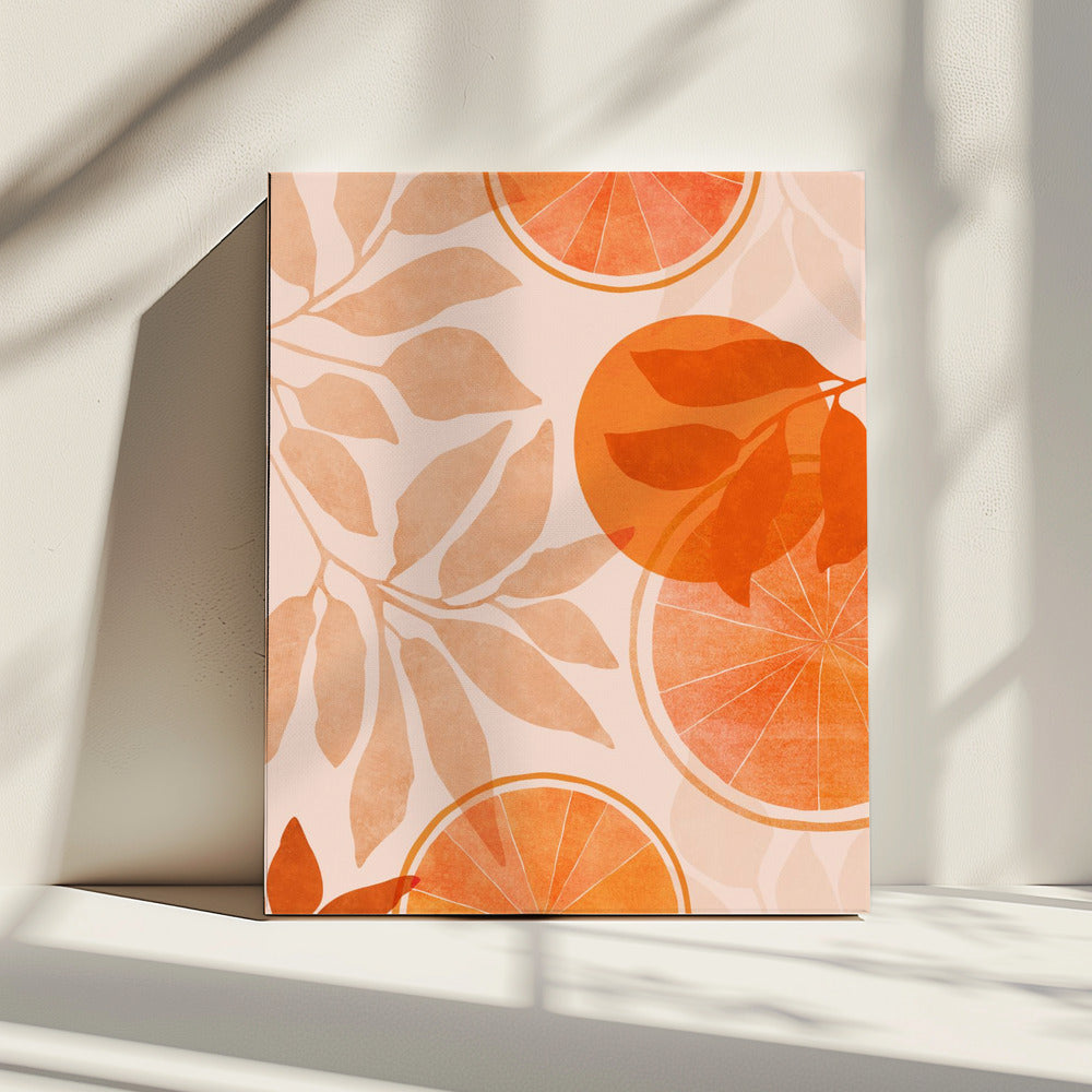 Citrus Collage 4x5 | Canvas
