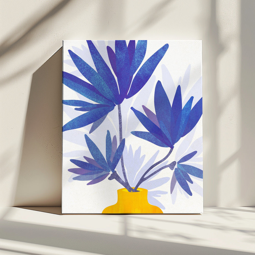Indigo Blooms | Canvas