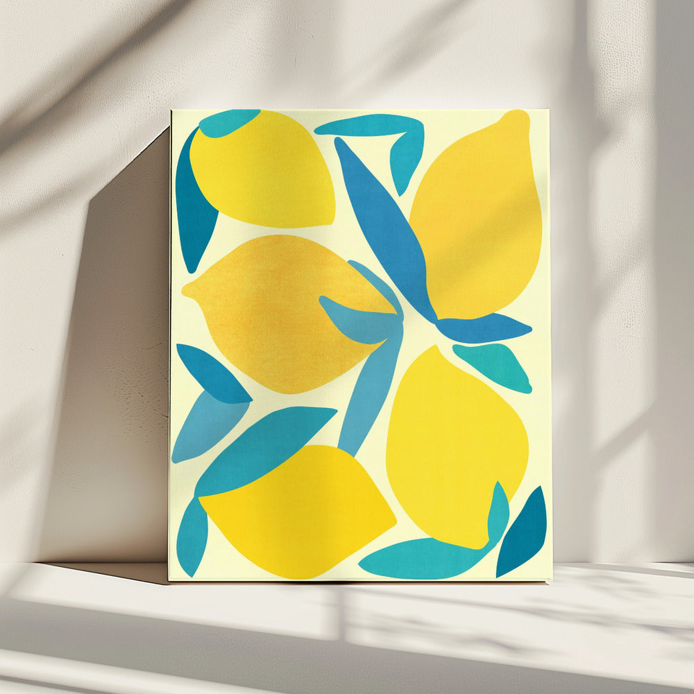 Lemon Shapes | Canvas