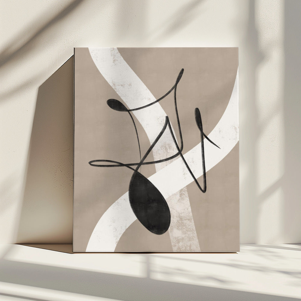 Beige abstract No.2 | Canvas