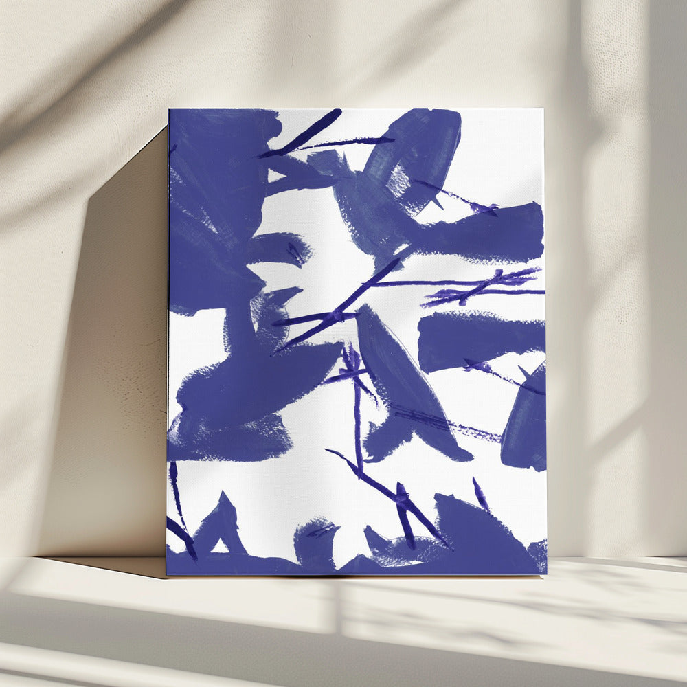 Blue Floral No3 | Canvas