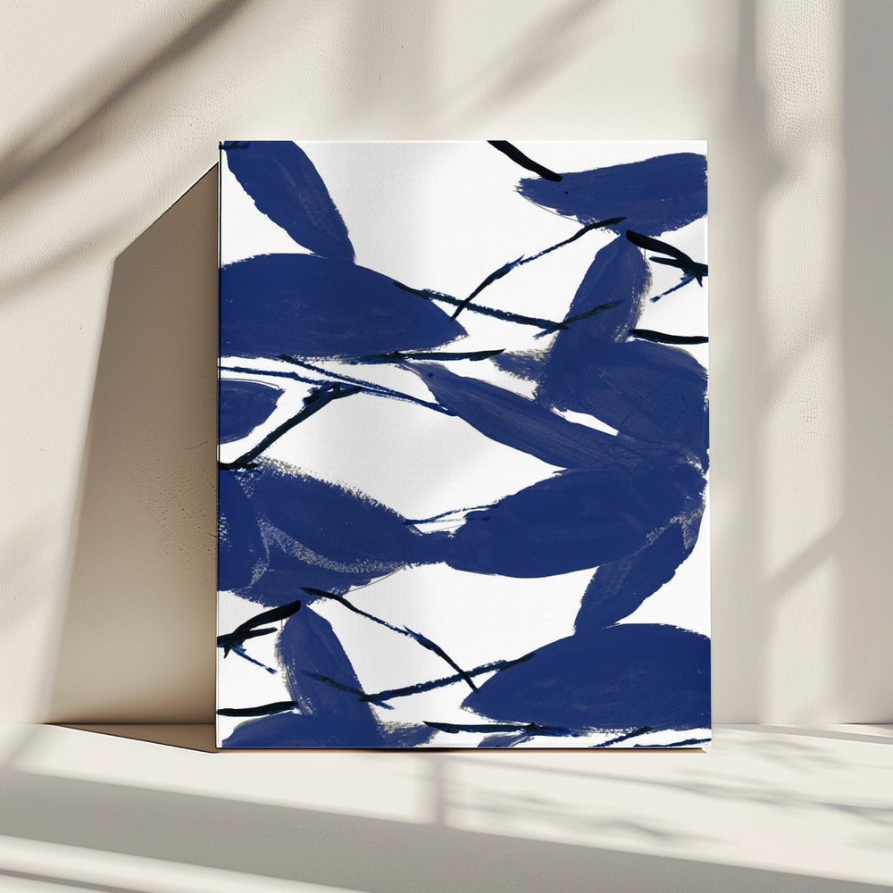 Blue Floral No2 | Canvas