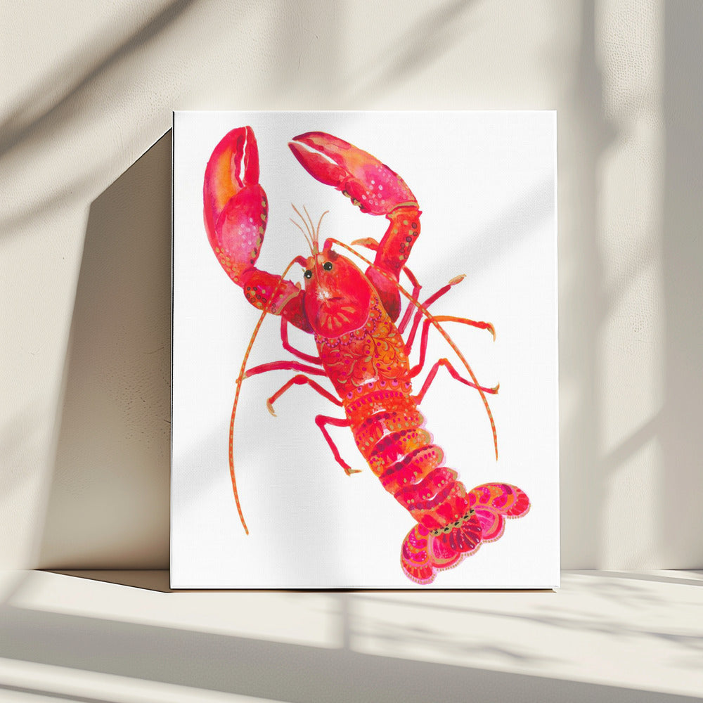 Patterned Lobster | Canvas