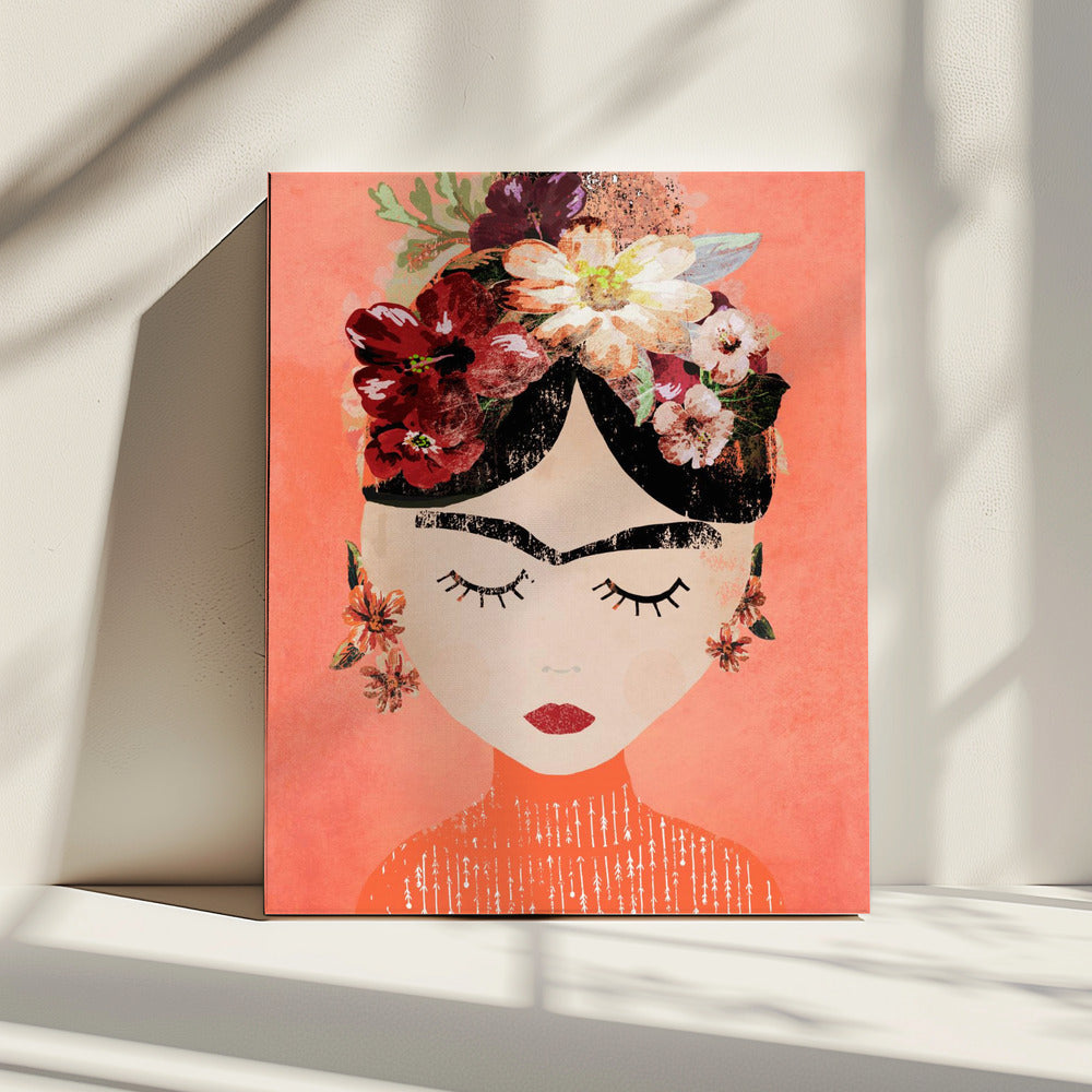 Frida (Peach) | Canvas