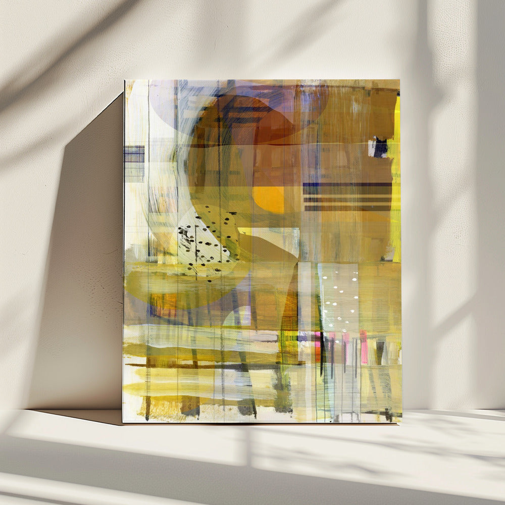 Yellow Ochre Abstract No2 | Canvas