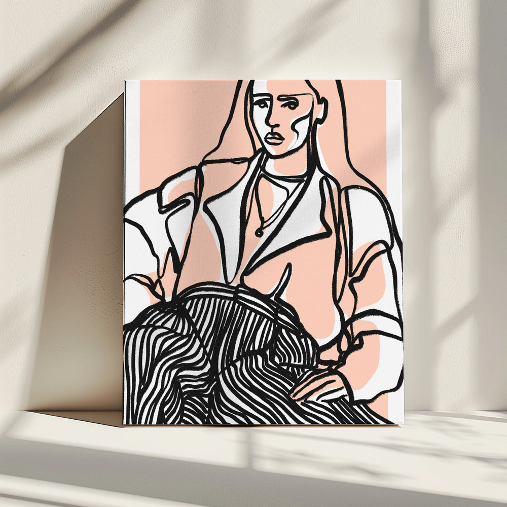 Do You Remember (Peach) | Canvas