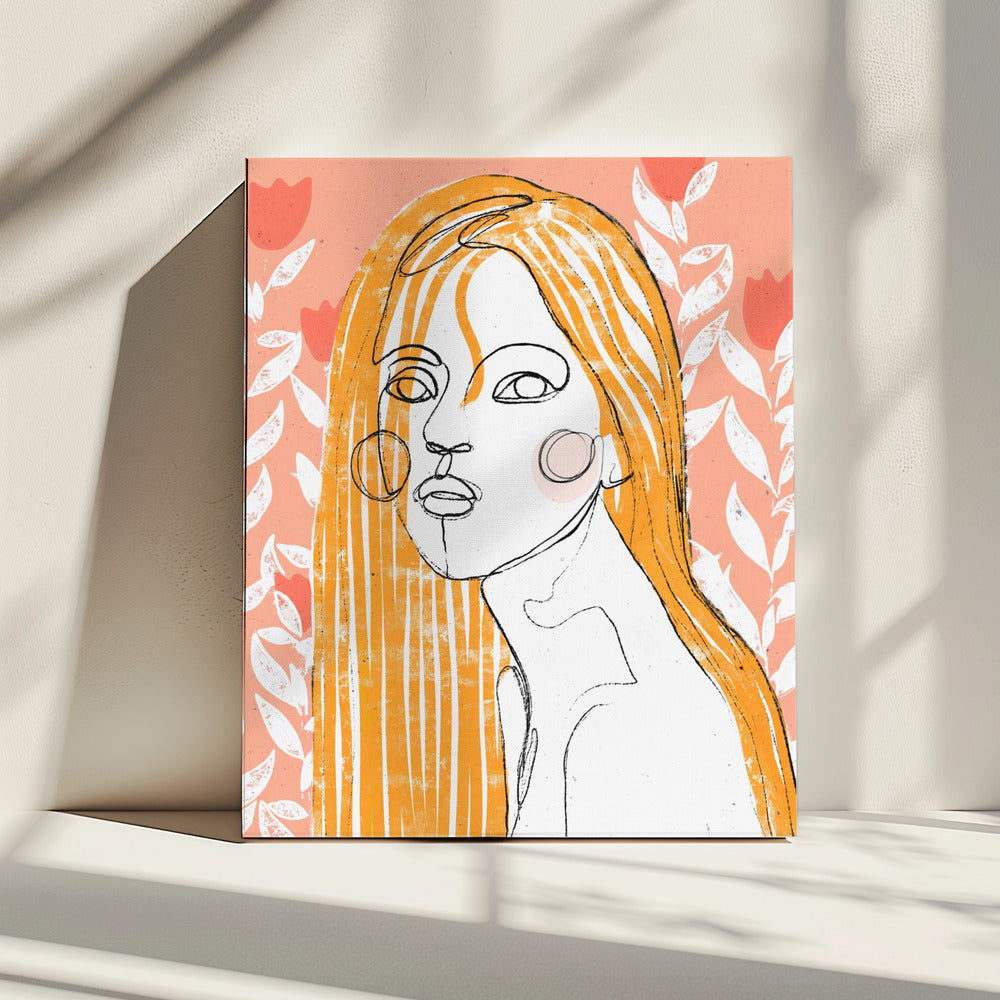 Floral Gaze | Canvas