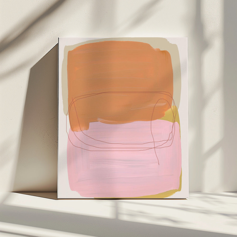 Abstract Brush Strokes 121 | Canvas