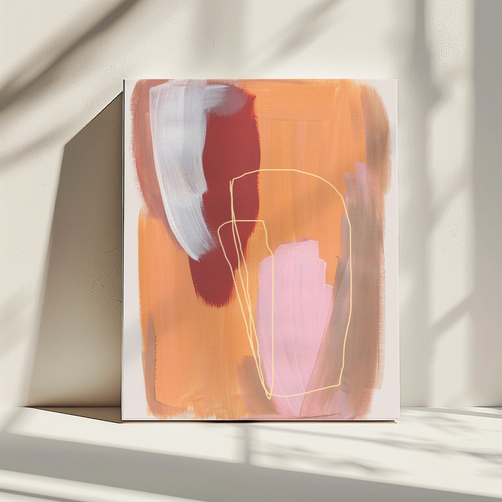 Abstract Brush Strokes 125 | Canvas