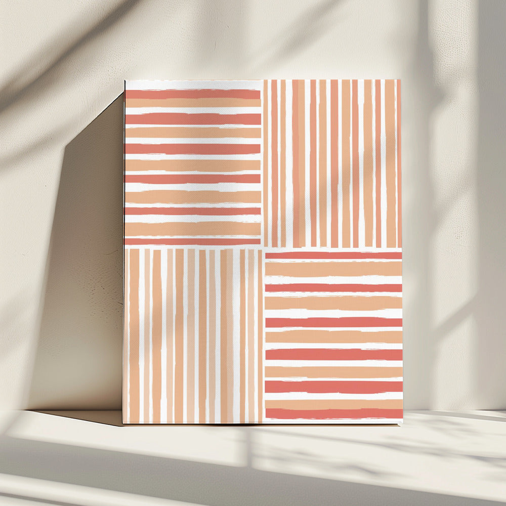 Vertical And Horizontal Stripes | Canvas