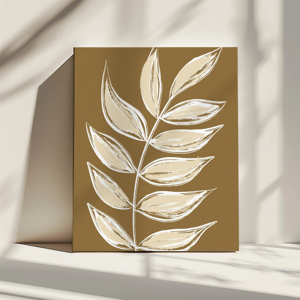 Brown Leaves | Canvas