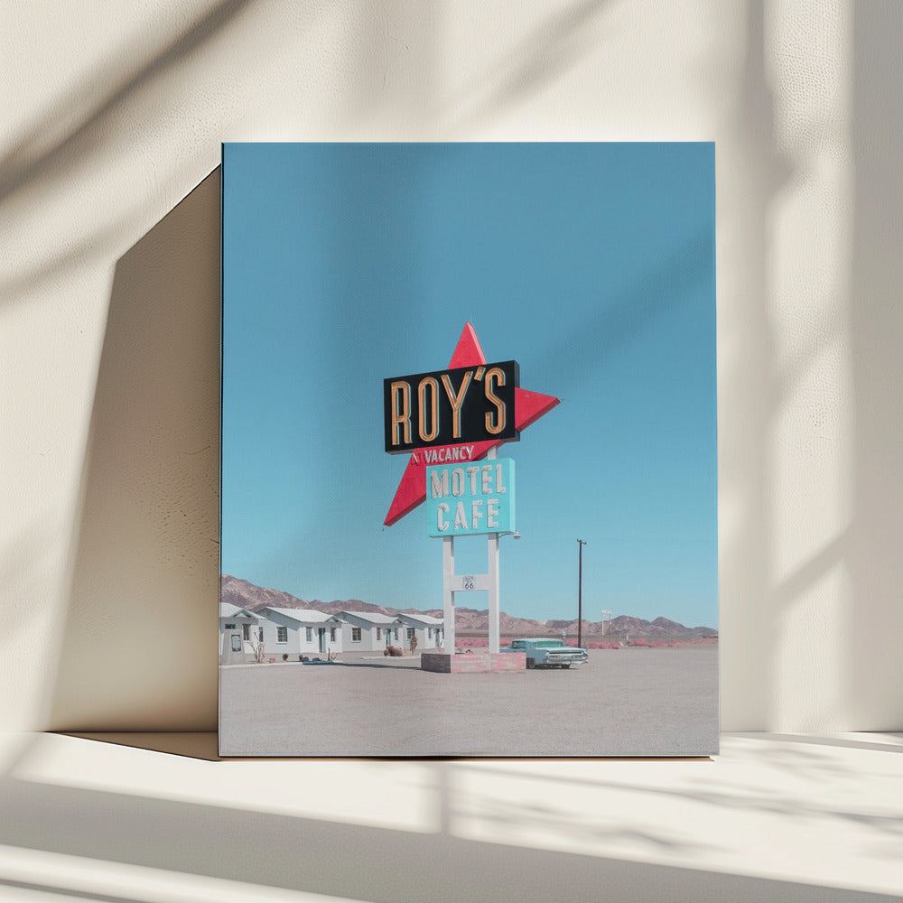 Roy&#039;s Motel Cafe Retro Sign | Canvas