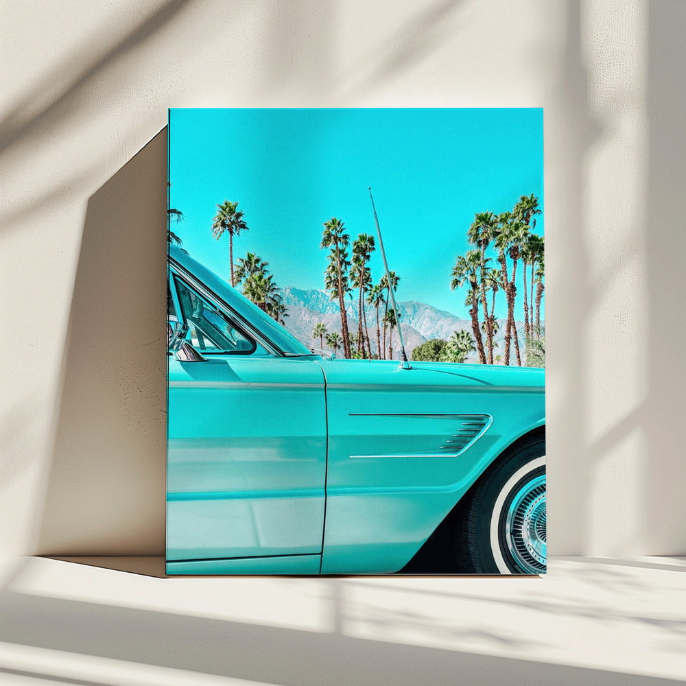 Teal Thunderbird in Palm Springs | Canvas
