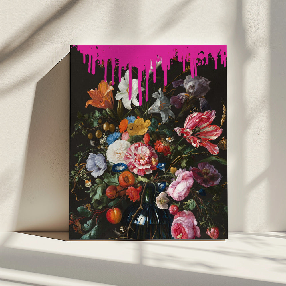 Vintage Botanical, Altered Pinky Art | Canvas