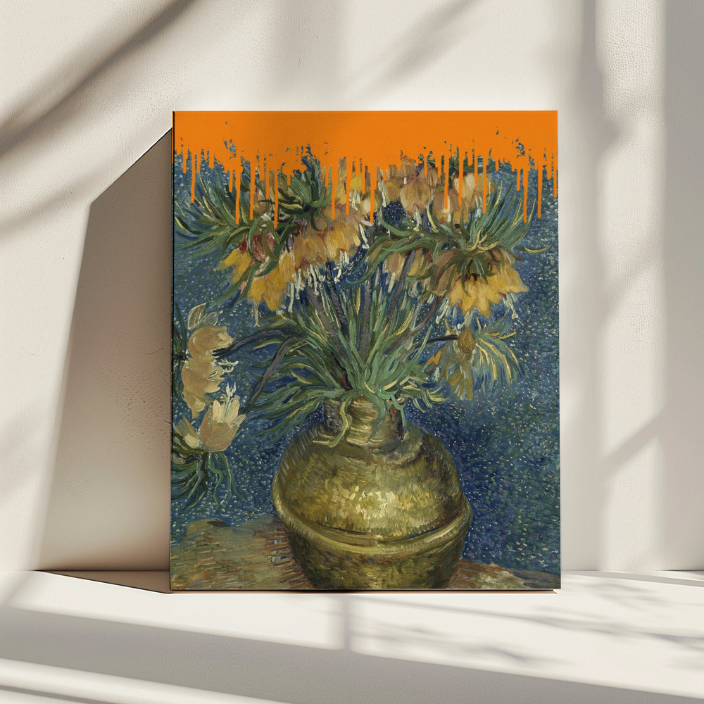 Collage Sunflowers and the splash Van Gogh | Canvas