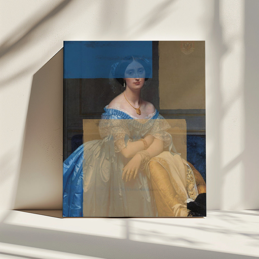 Baroque Portrait Contemporary Collage | Canvas