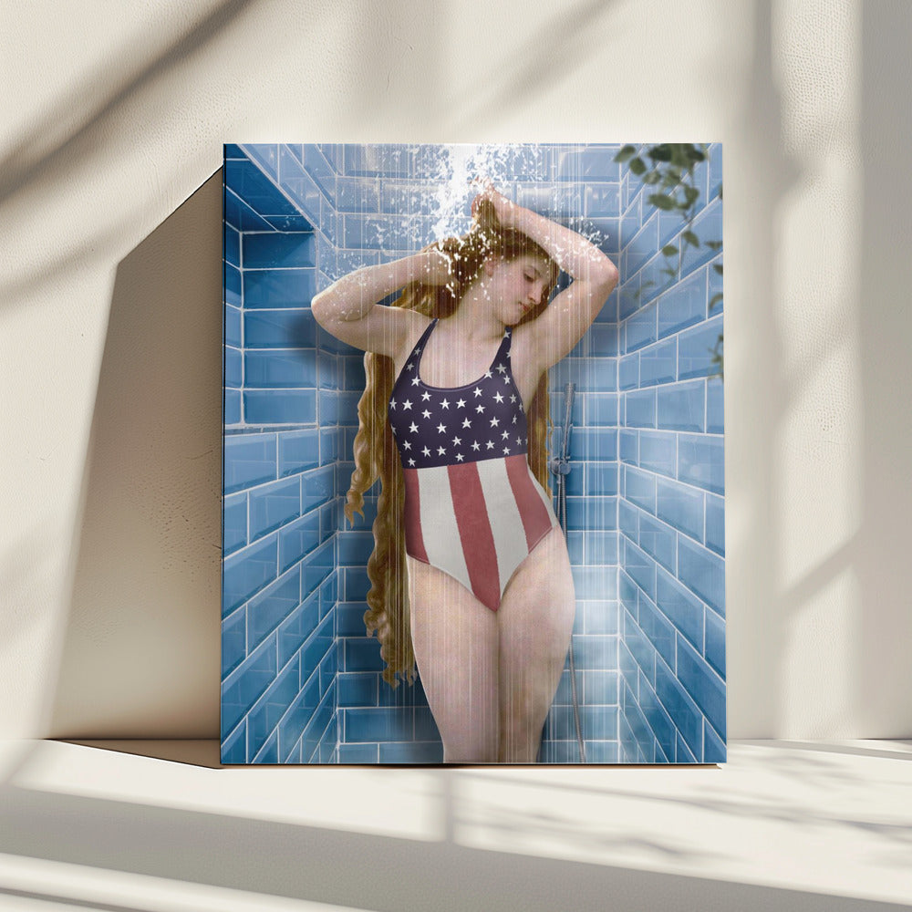 Beauty In Shower | Canvas