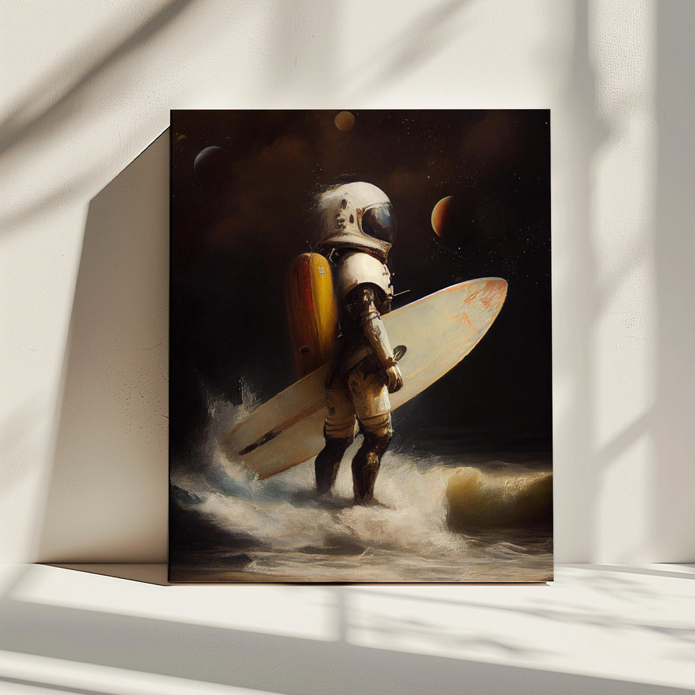 My Space Surfing Day | Canvas