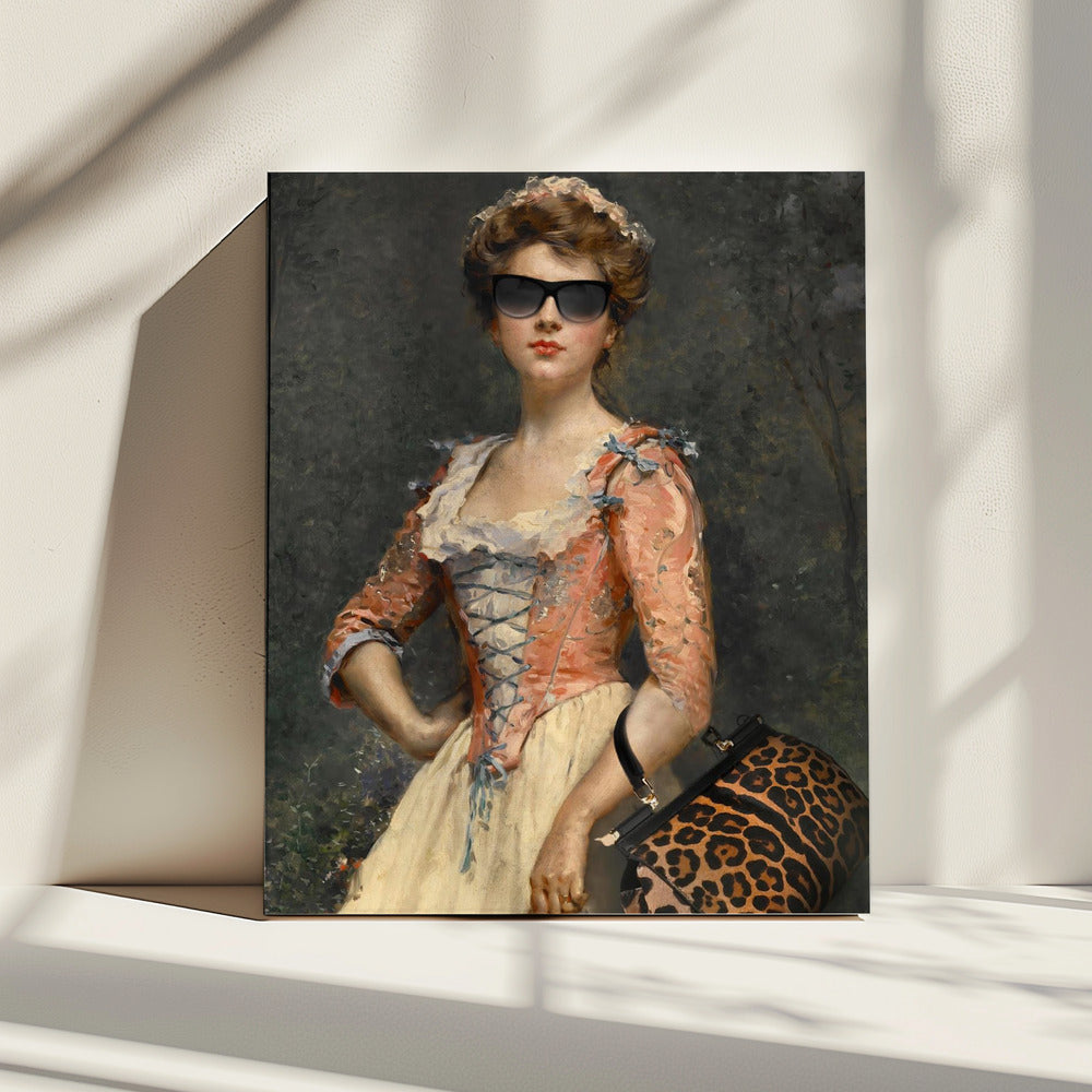 Vintage Chic Girl | Canvas