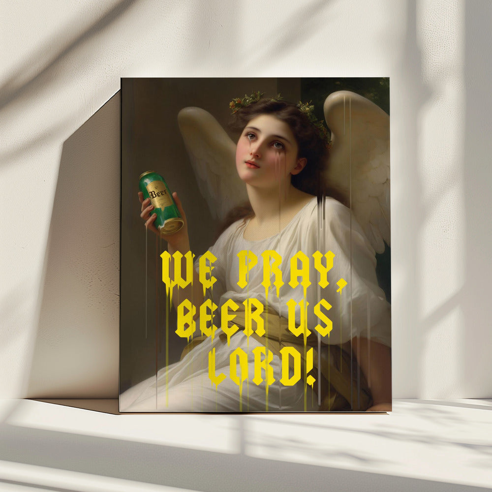 We Pray Beer Us Lord | Canvas
