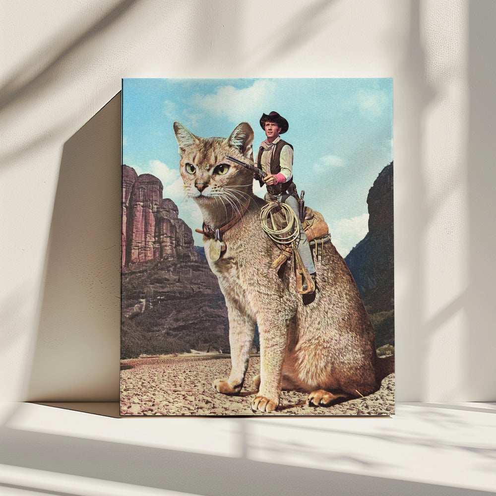 Cat Lone Ranger | Canvas