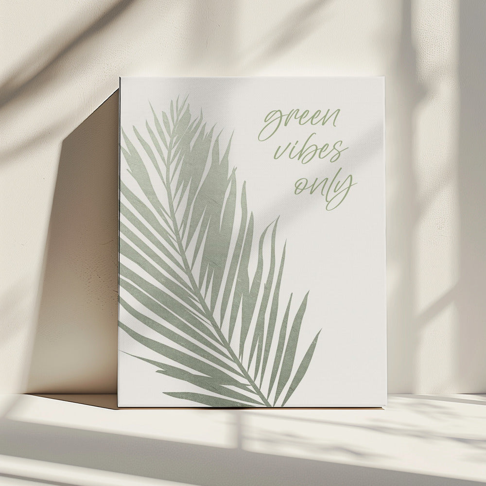 Green vibes only | Canvas