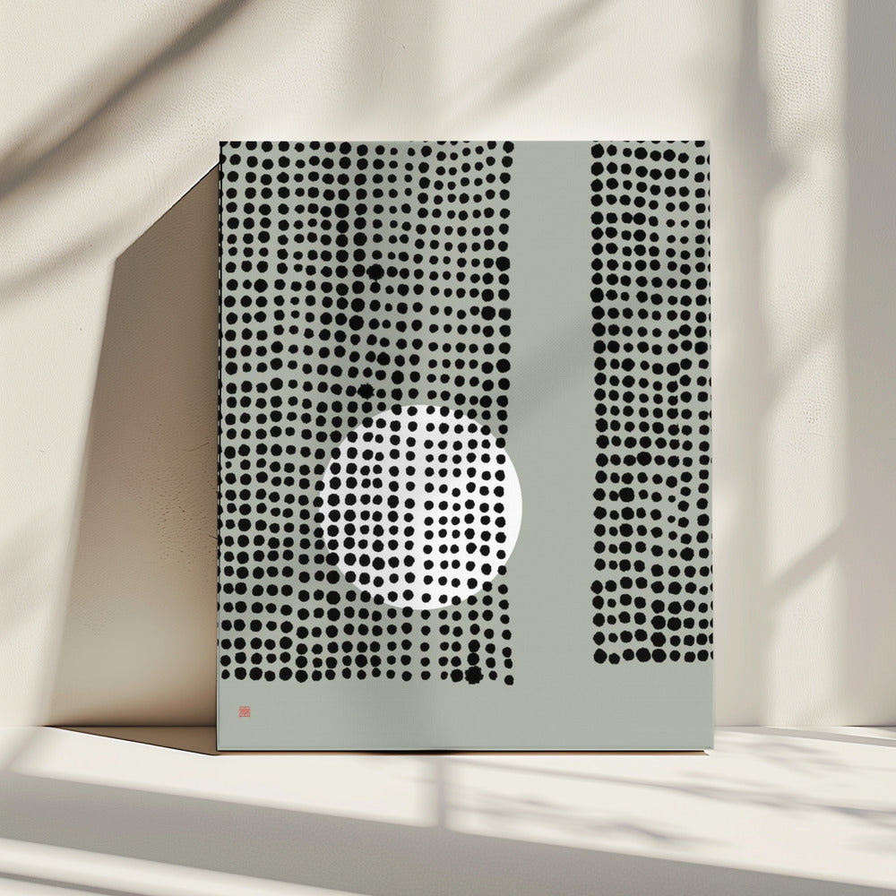 Hidden Moon N°4 | Behind the Curtains | Canvas