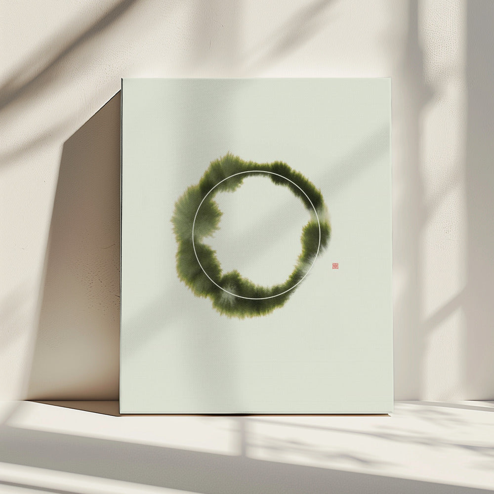 Circle N°1 | Green | Canvas