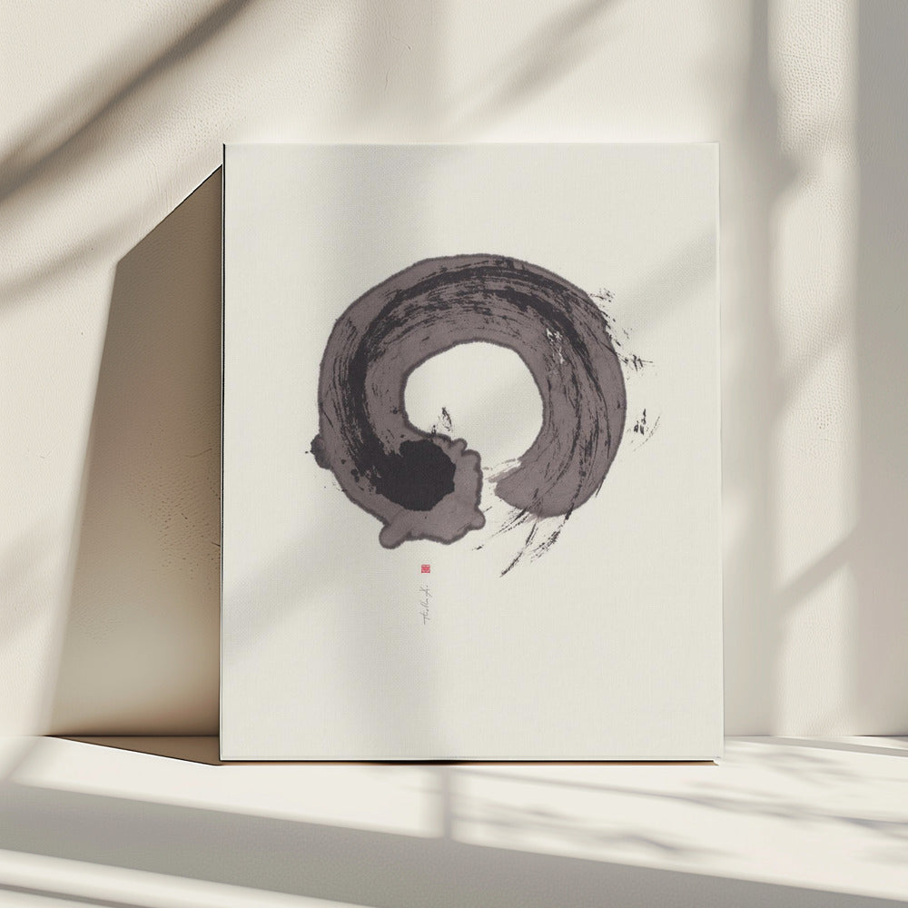 Dual Existence Ensō | Canvas