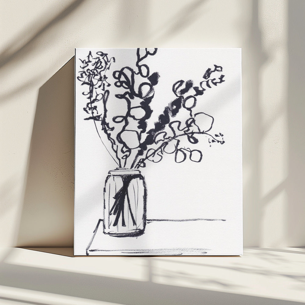 Black and White Still Life Small | Canvas