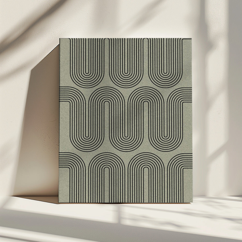 Curved Echoes | Canvas