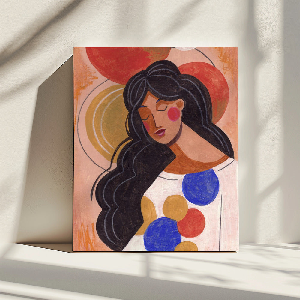 Woman in Thoughts | Canvas