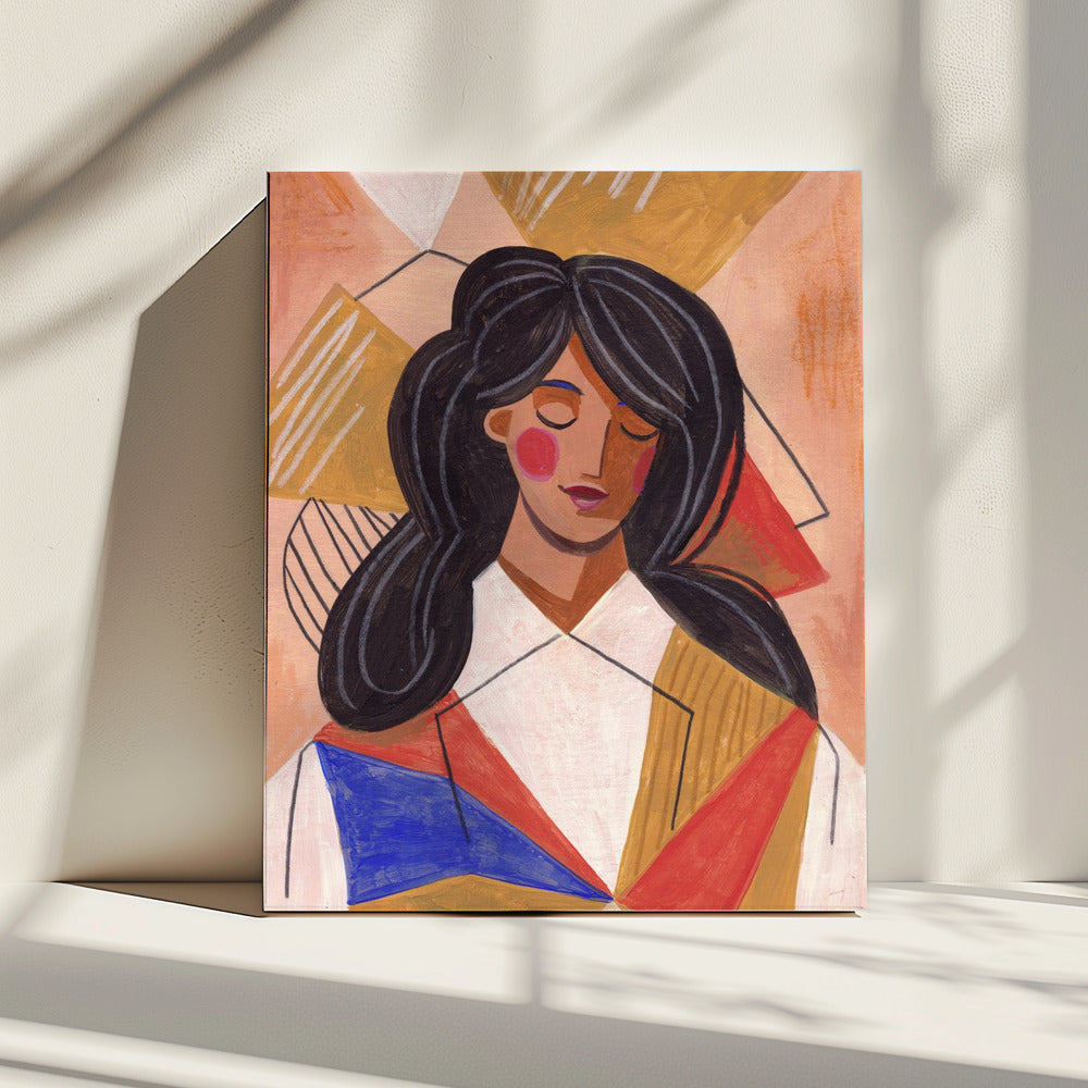 Woman in Thoughts | Canvas