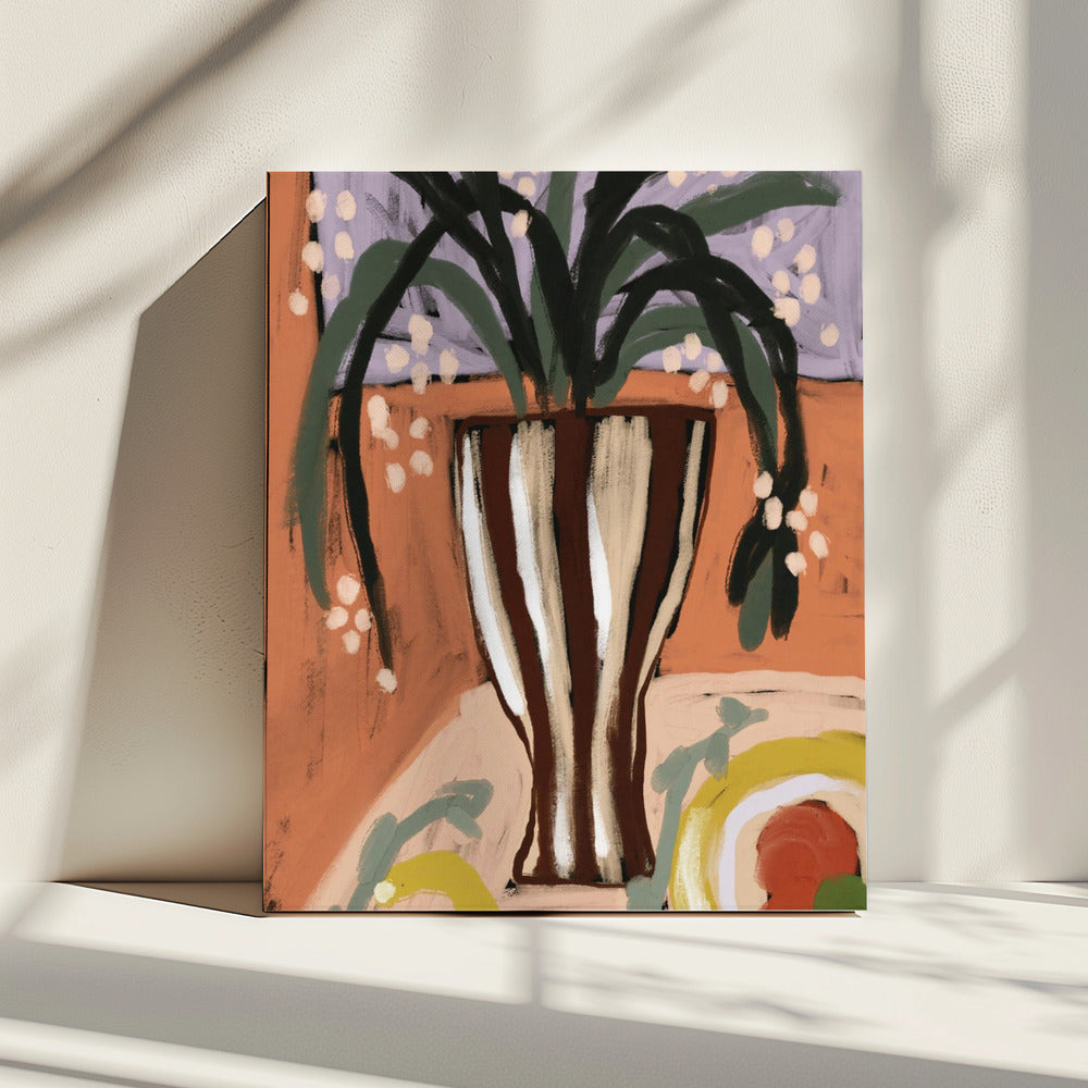 Striped Vase Harmony | Canvas