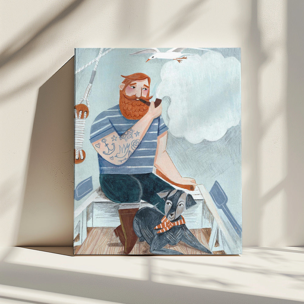 Skipper and Dog | Canvas