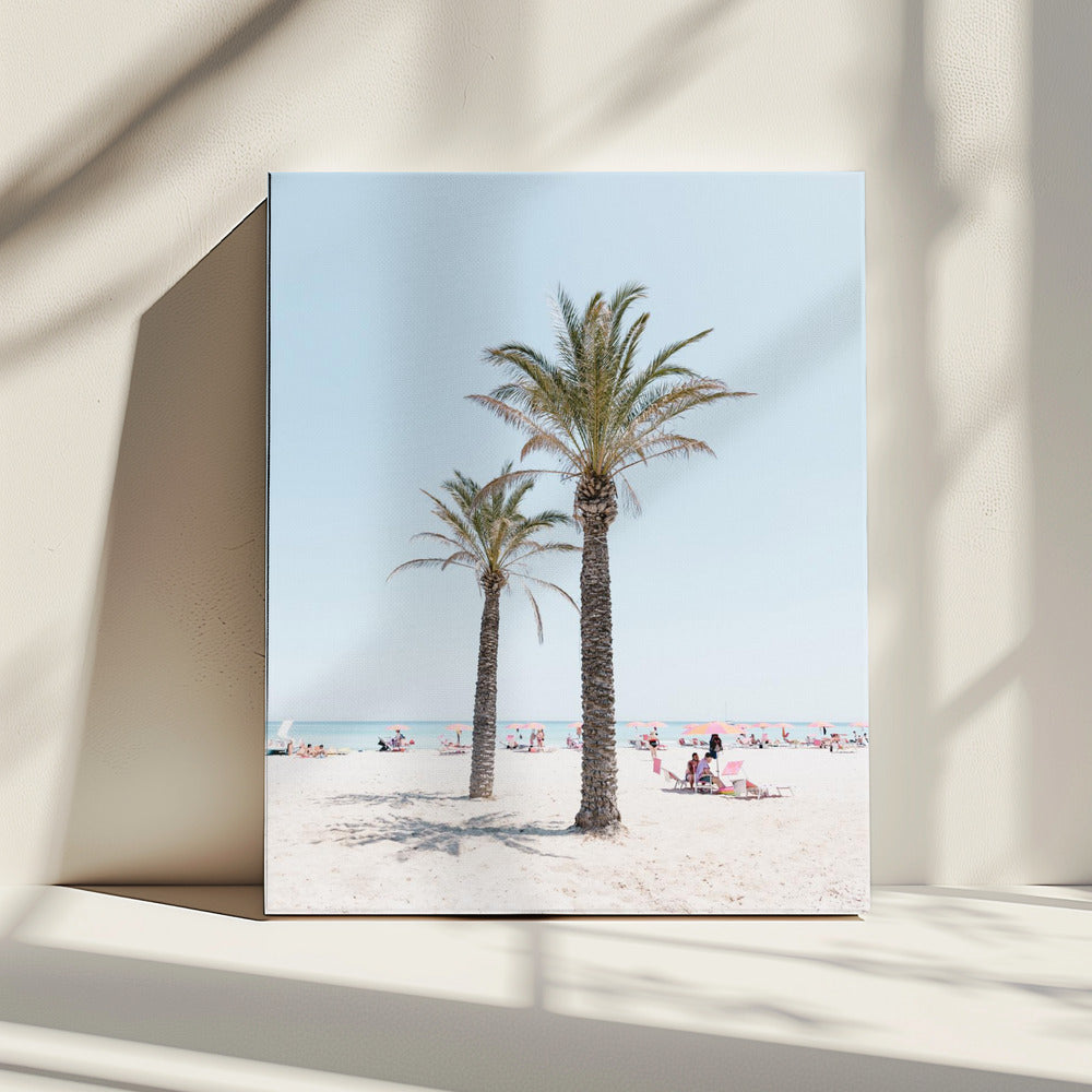 Palm tree at the beach | Canvas